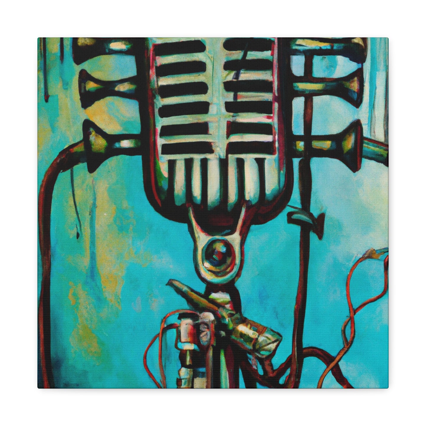 "The Singing Microphone" - Canvas