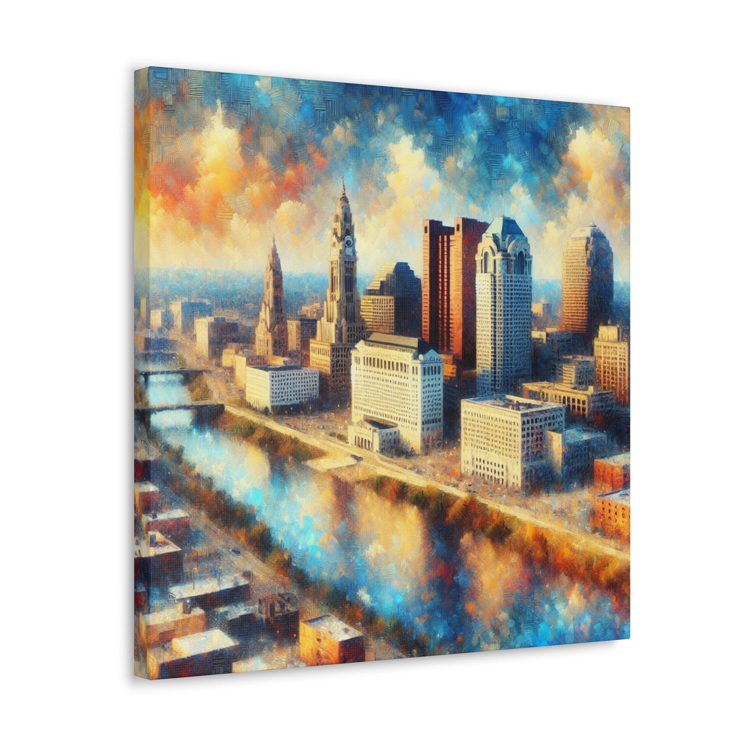 "Enchanting Columbus Mist" - Canvas