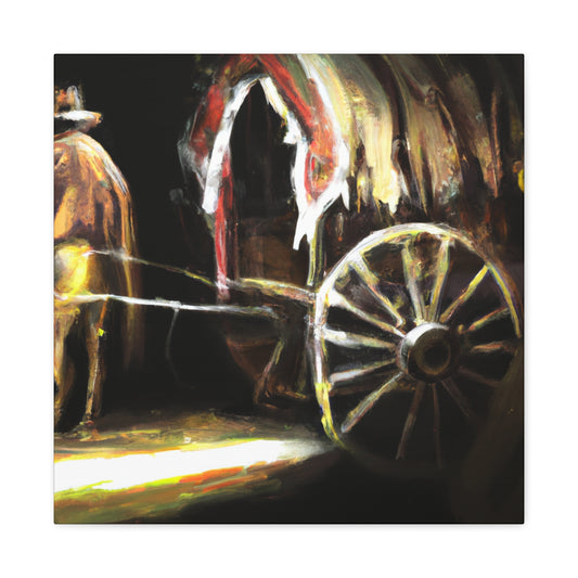 "Chuck Wagon Splendor" - Canvas