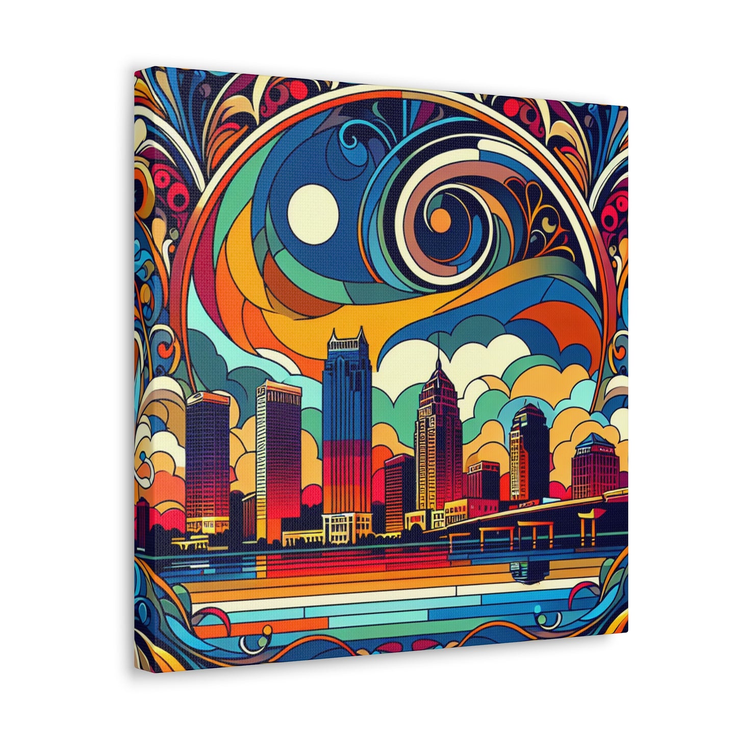 "Sunset Serenade: Tampa" - Canvas