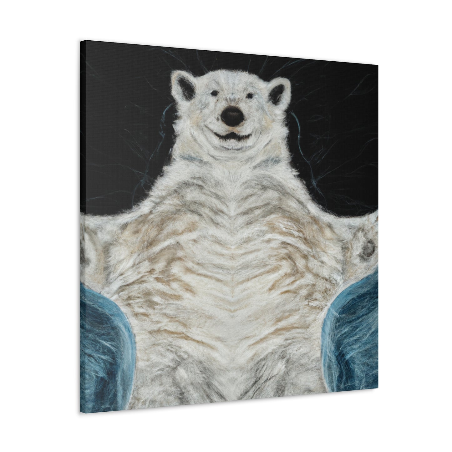 Polar Bear in Rococo - Canvas