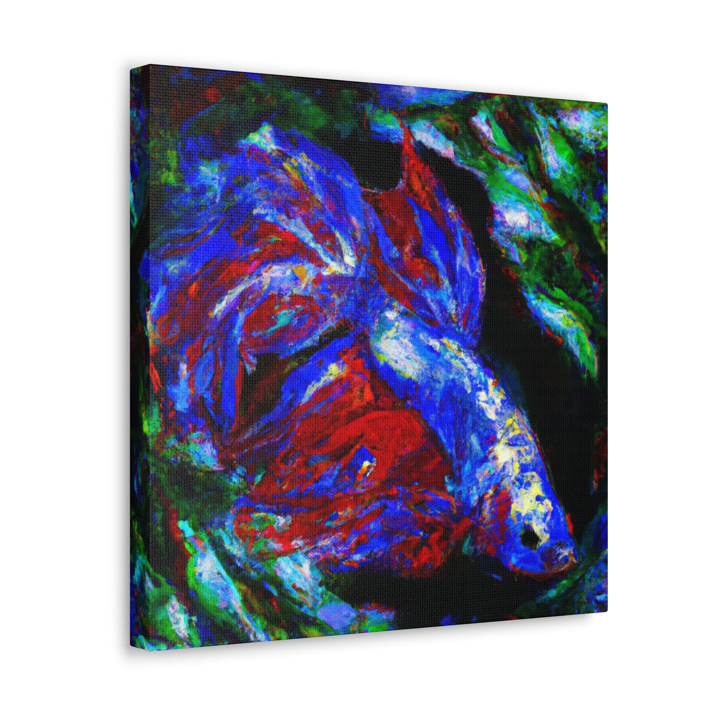 "Betta in Moonlight Waters" - Canvas