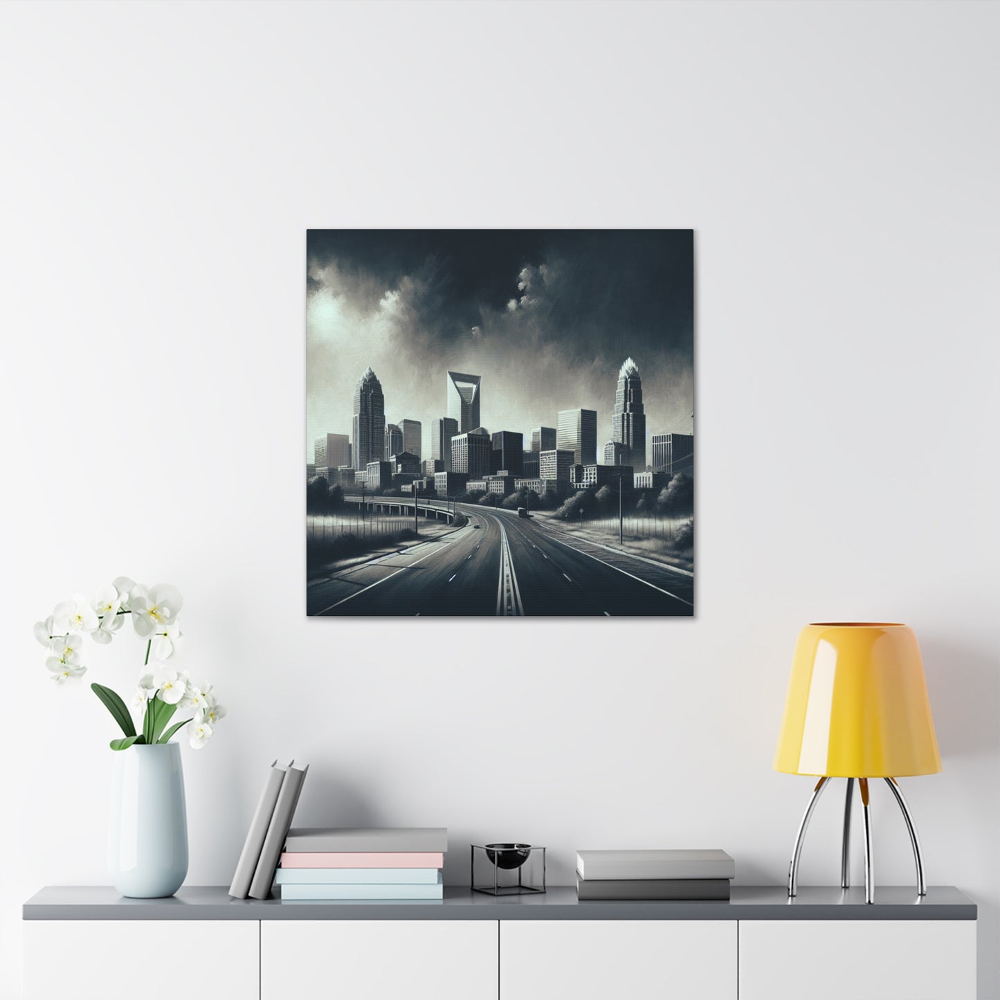 "Urban Symphony in Motion" - Canvas