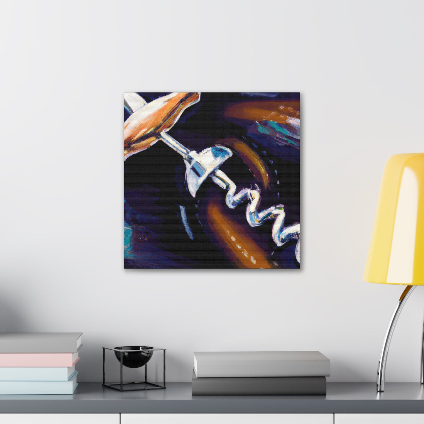 "Corkscrew by Moonlight" - Canvas