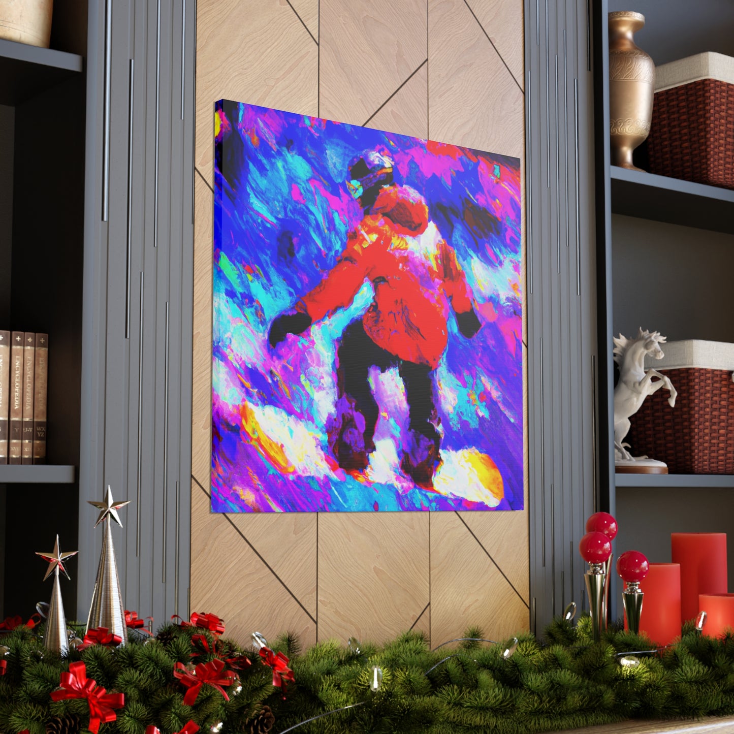 Snowboarding on Ice - Canvas