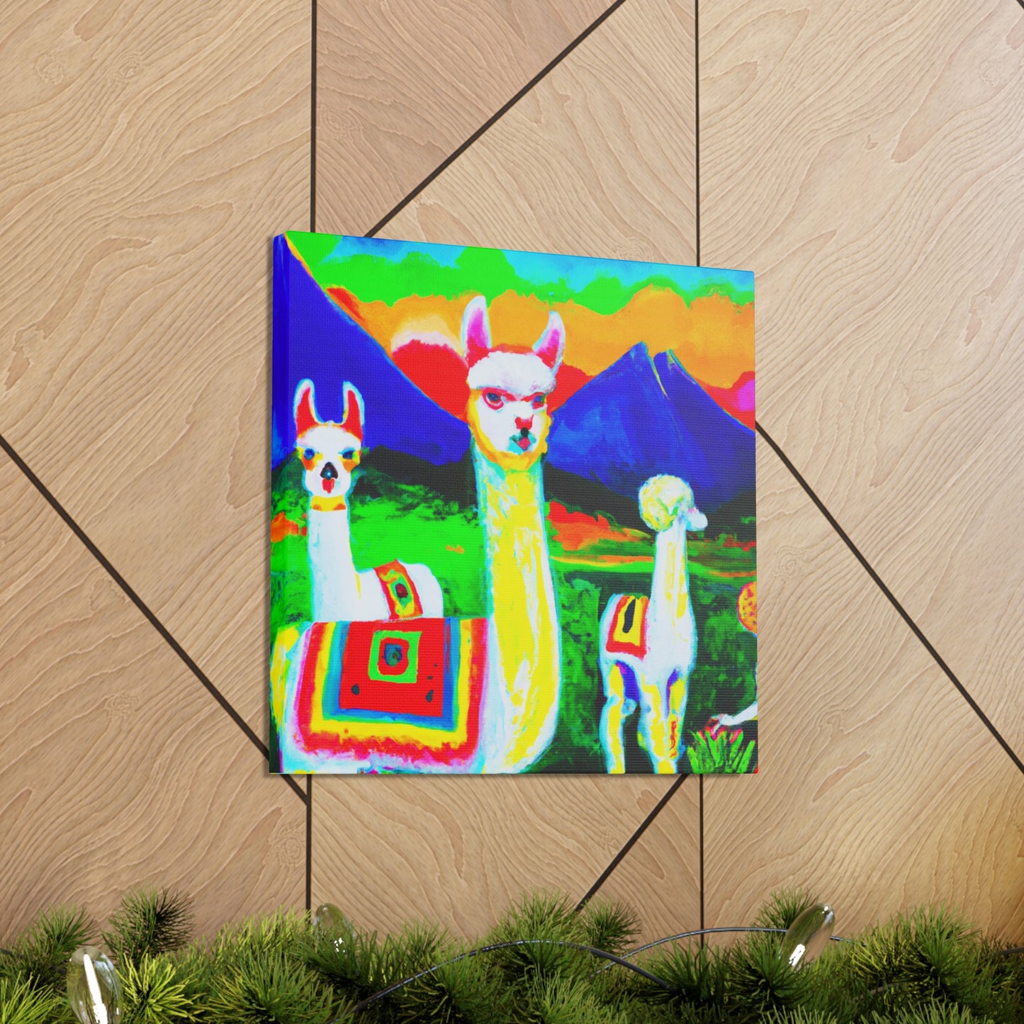 Alpaca In Dreamsland - Canvas