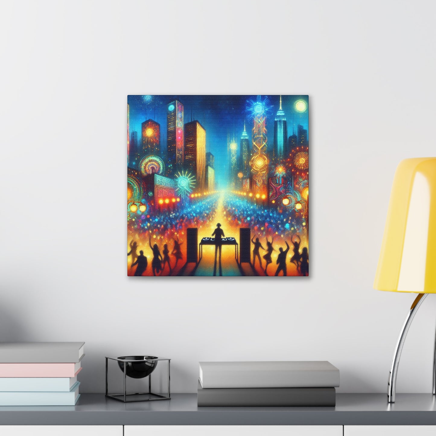 Euphoric Night Serenade - Canvas