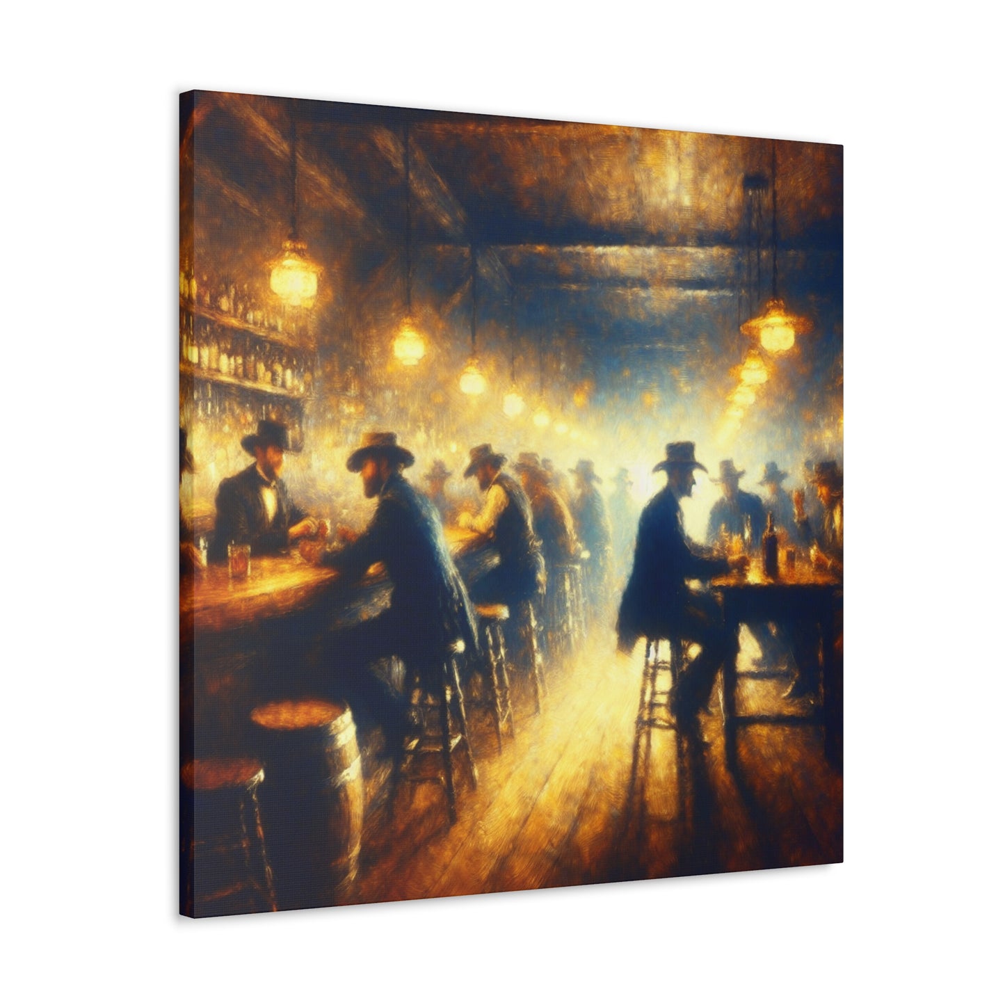 Saloon Serenade Stampedes - Canvas