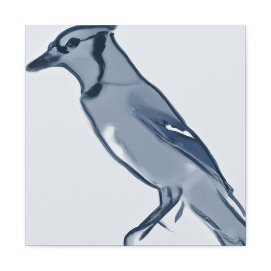 Blue Jay Symphony. - Canvas