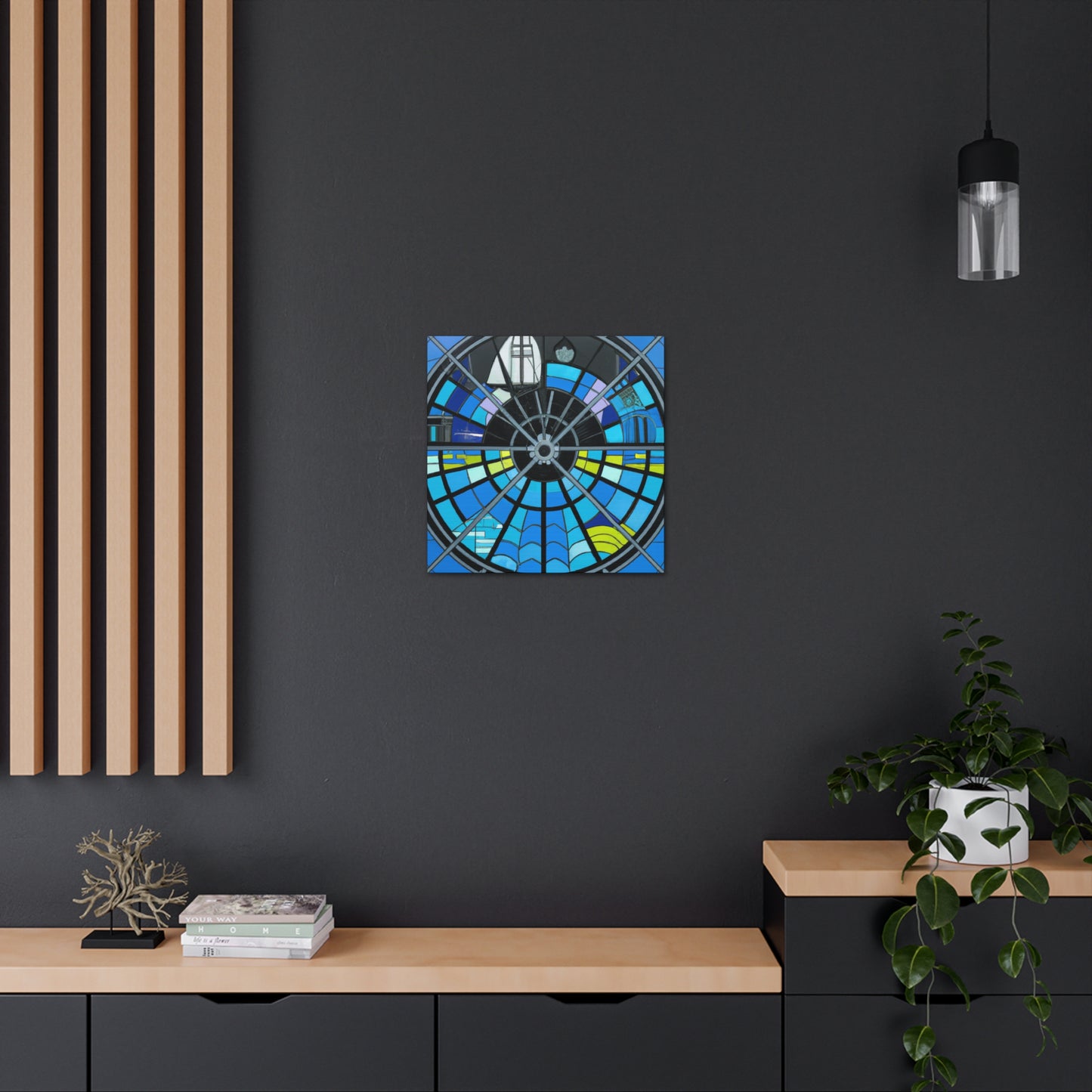 "Charted Seas of Deco" - Canvas