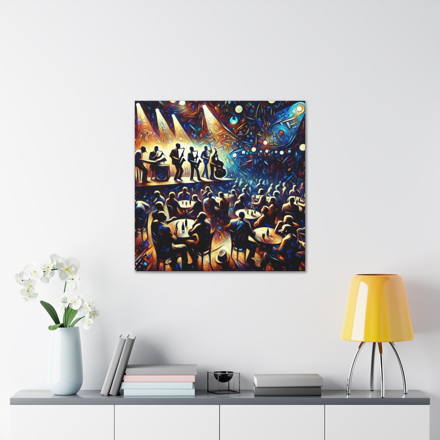 "Midnight Melodies Unleashed" - Canvas