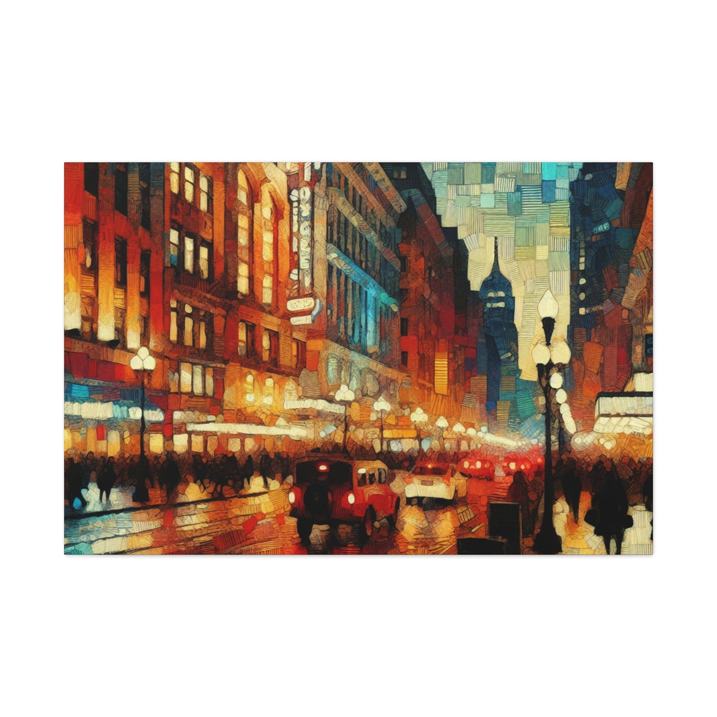 Vibrant Urban Stages - Canvas