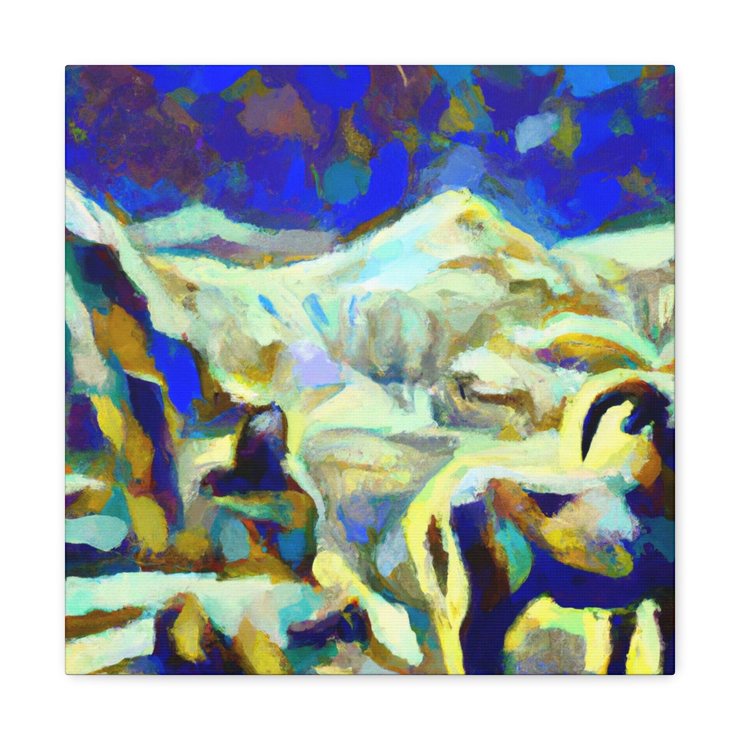 Mountain Goat Liberation - Canvas