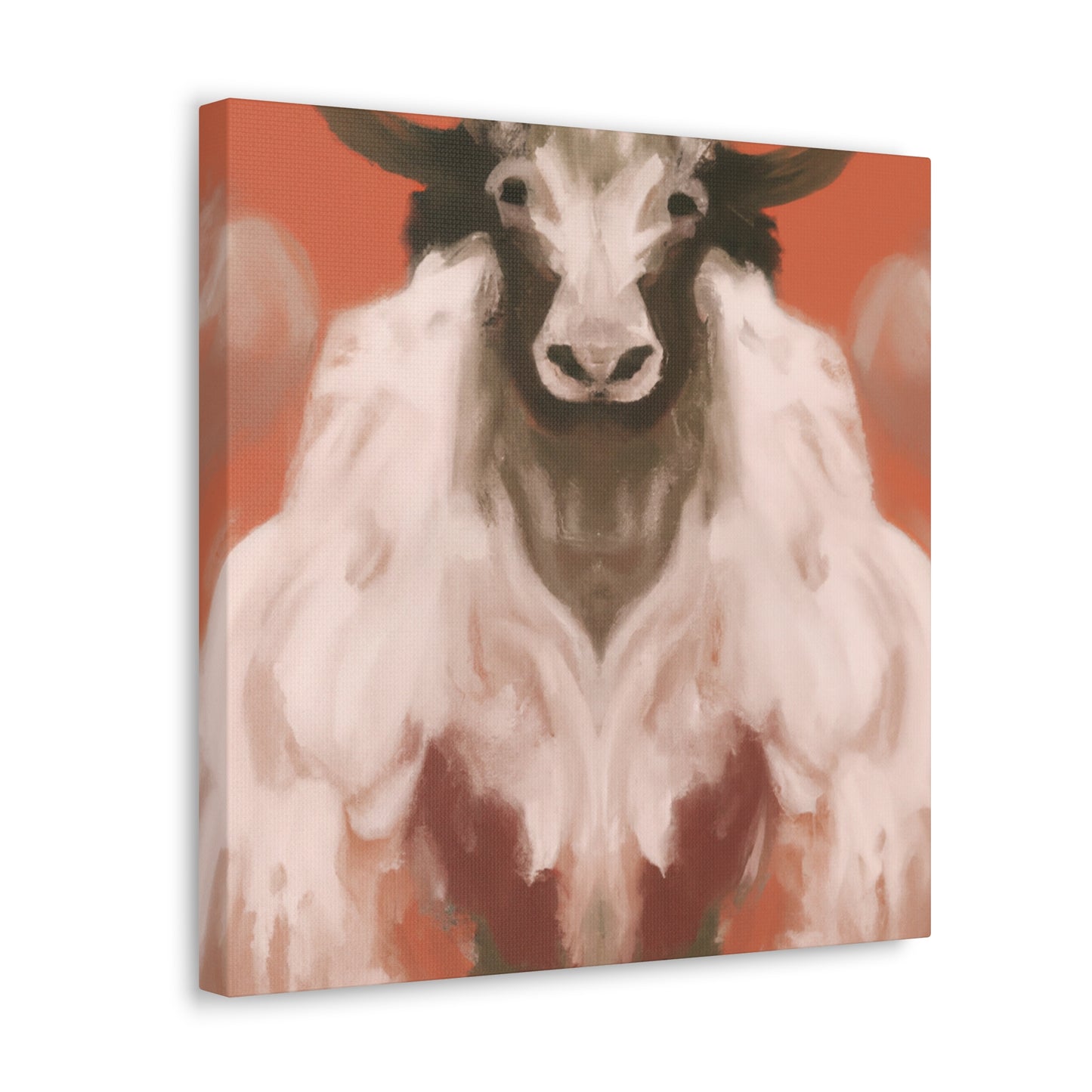 Yak at Sunset Reflection - Canvas