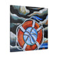 "Life Buoy Surrealism" - Canvas