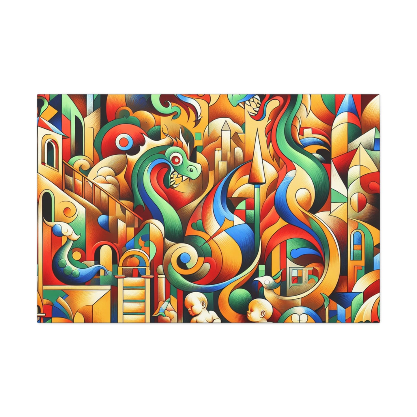 Dragon Dreamscape Delight - Canvas