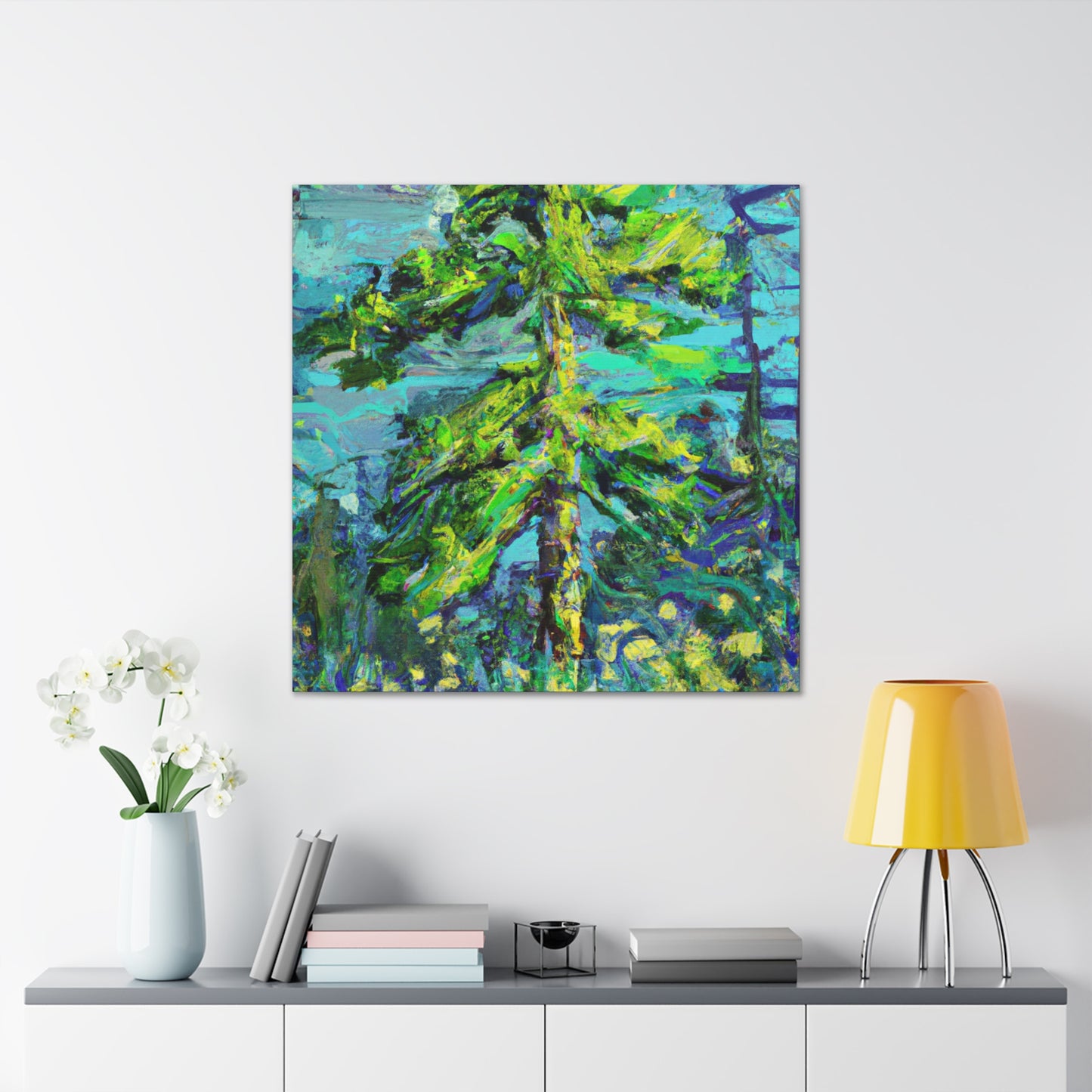 "Pine Tree Dreamscape" - Canvas