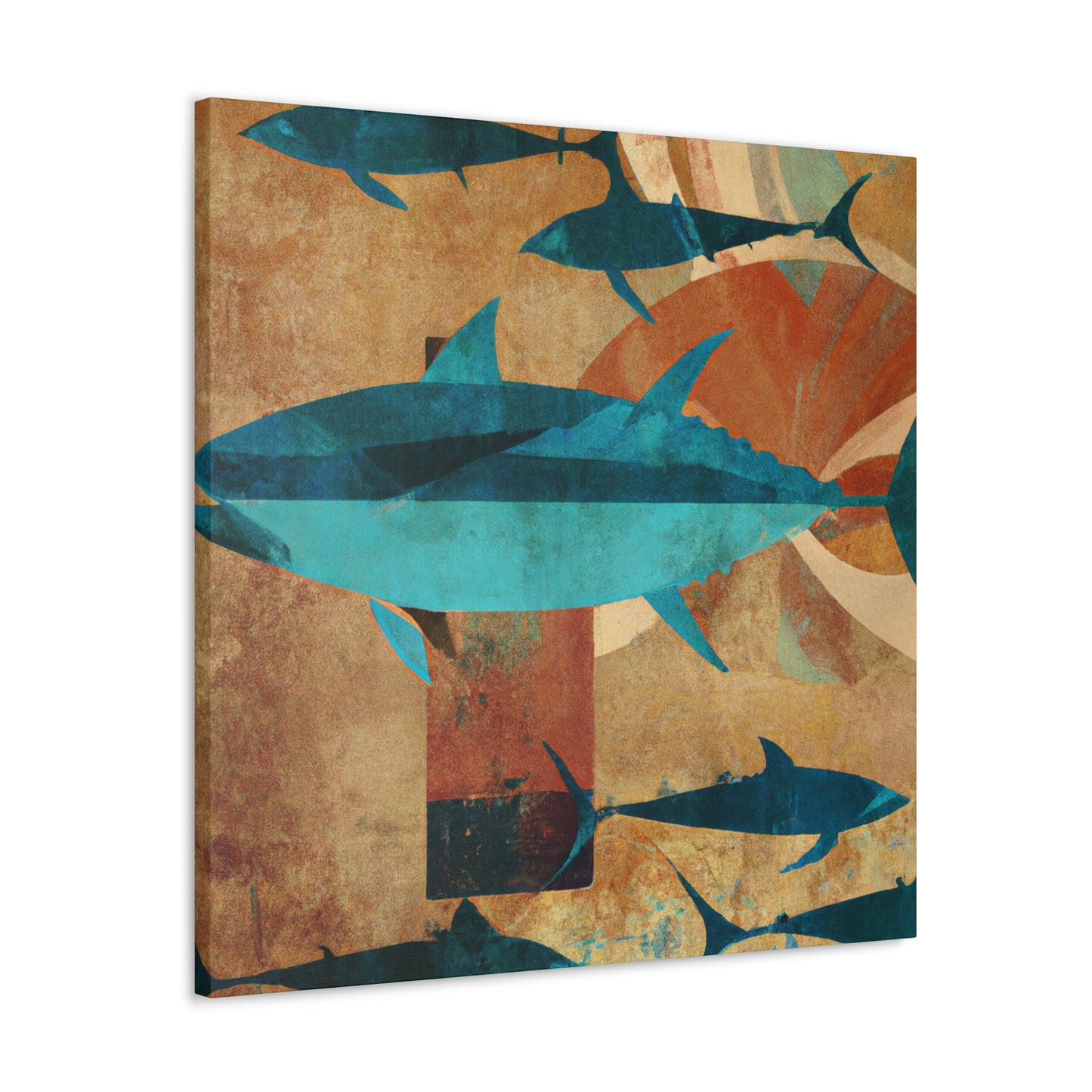 "Tuna in Art Deco" - Canvas