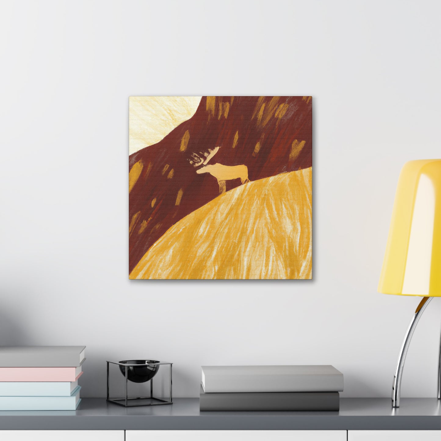 "Moose in Monochrome" - Canvas