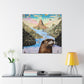 Otter in Dreamscapes - Canvas