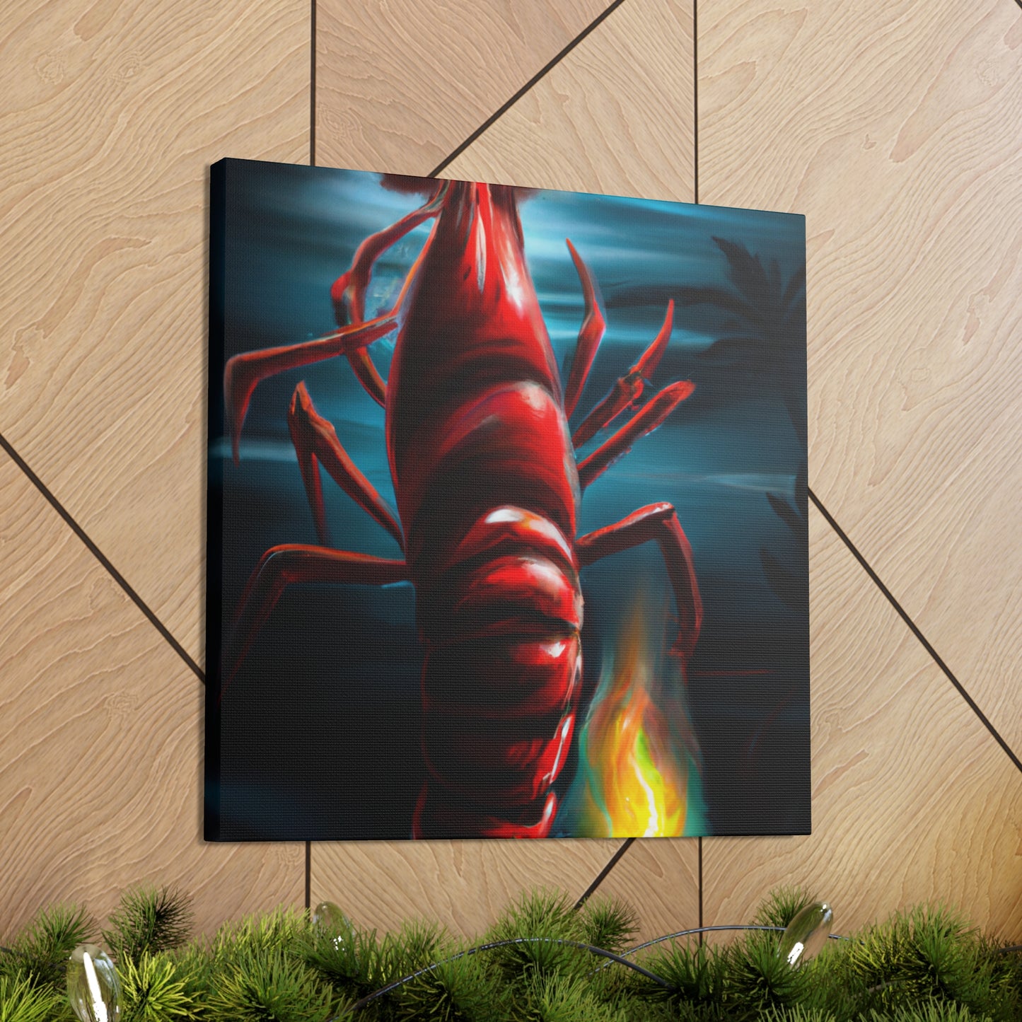 "Lobster's Surreal Dream" - Canvas