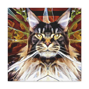 Maine Coon Surrealism - Canvas