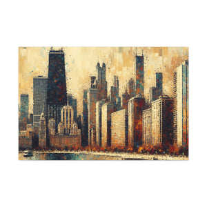 "Enchanted Urban Symphony" - Canvas