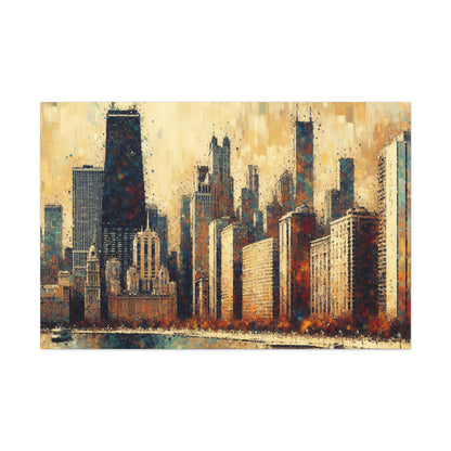 "Enchanted Urban Symphony" - Canvas