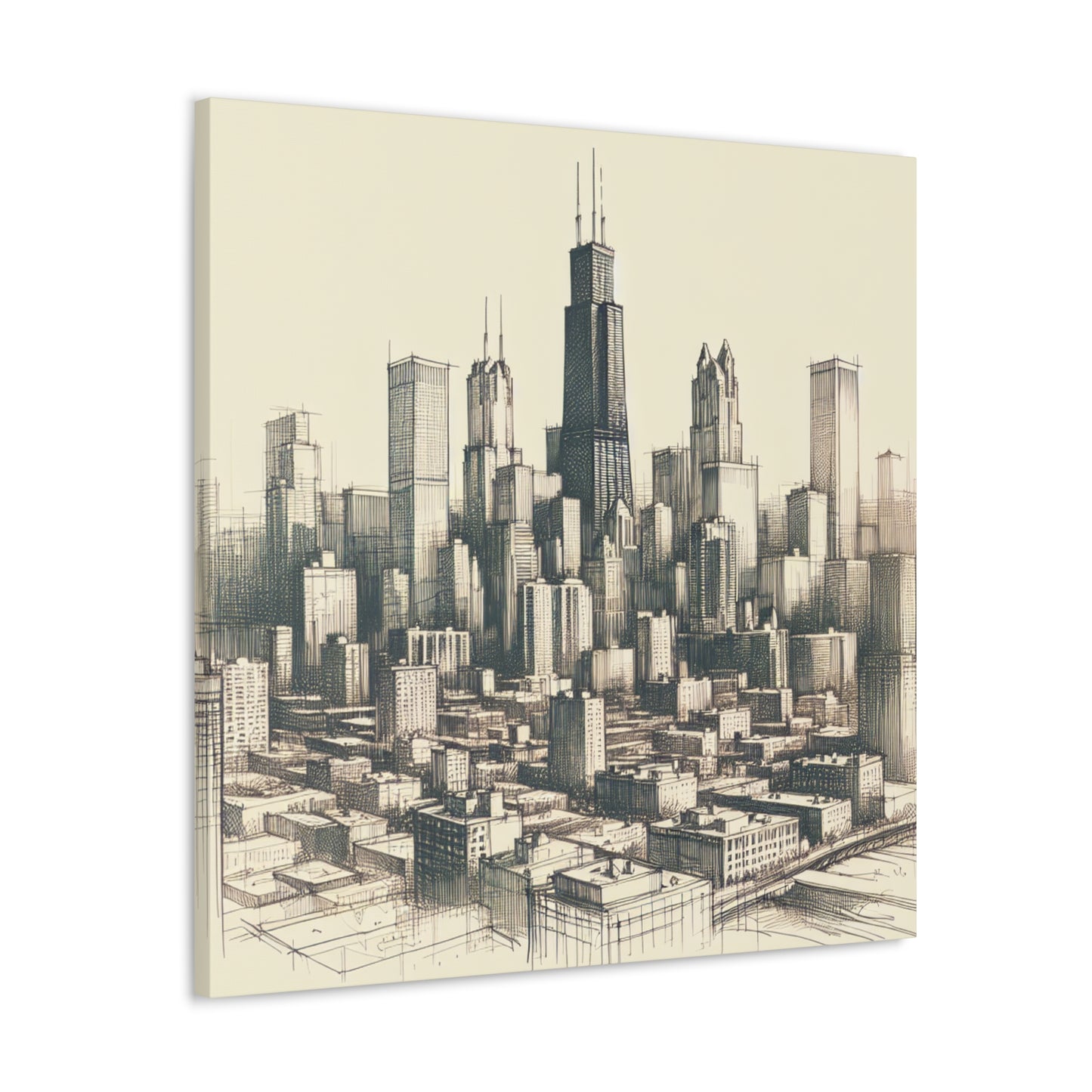 "City of Windscapes" - Canvas