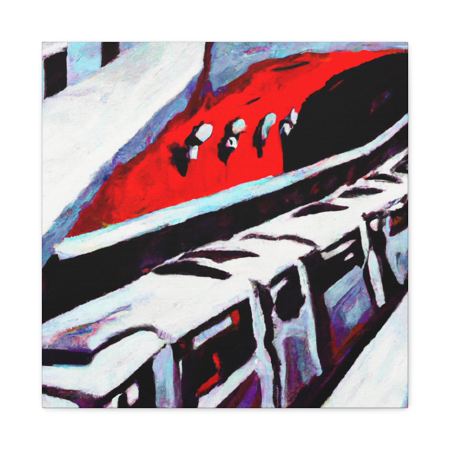 "Subway Journey In Deco" - Canvas