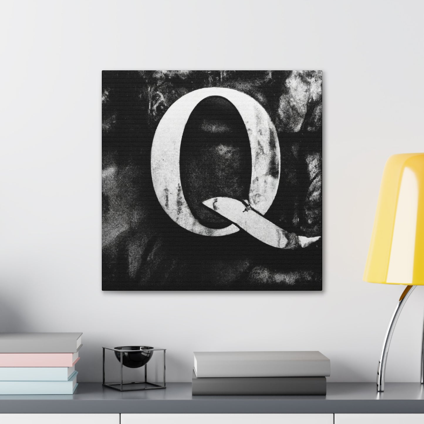 "Q: The Question Mark" - Canvas