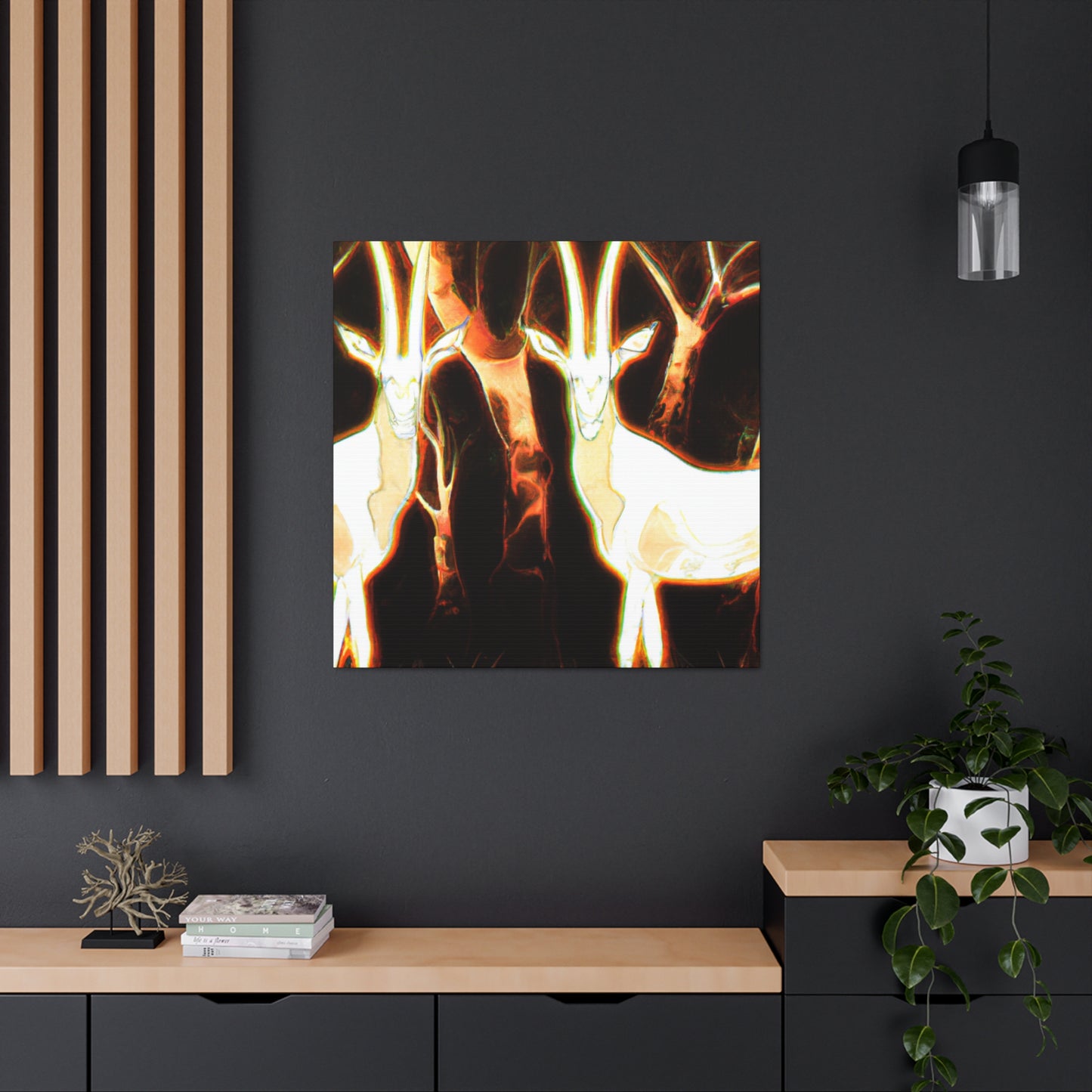 Antelope Deco Dreaming - Canvas