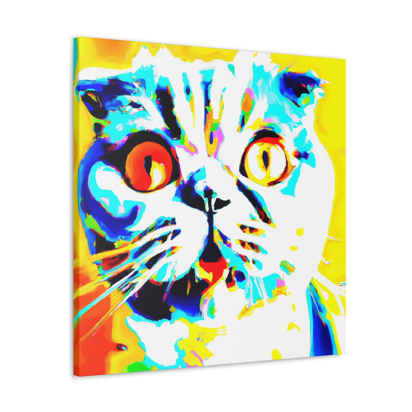 Scottish Fold Reflection - Canvas