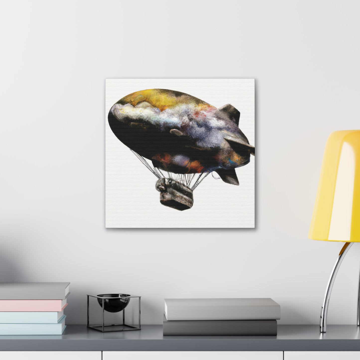 "Blimp In The Sky" - Canvas