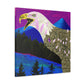 "The Bald Eagle Flies". - Canvas