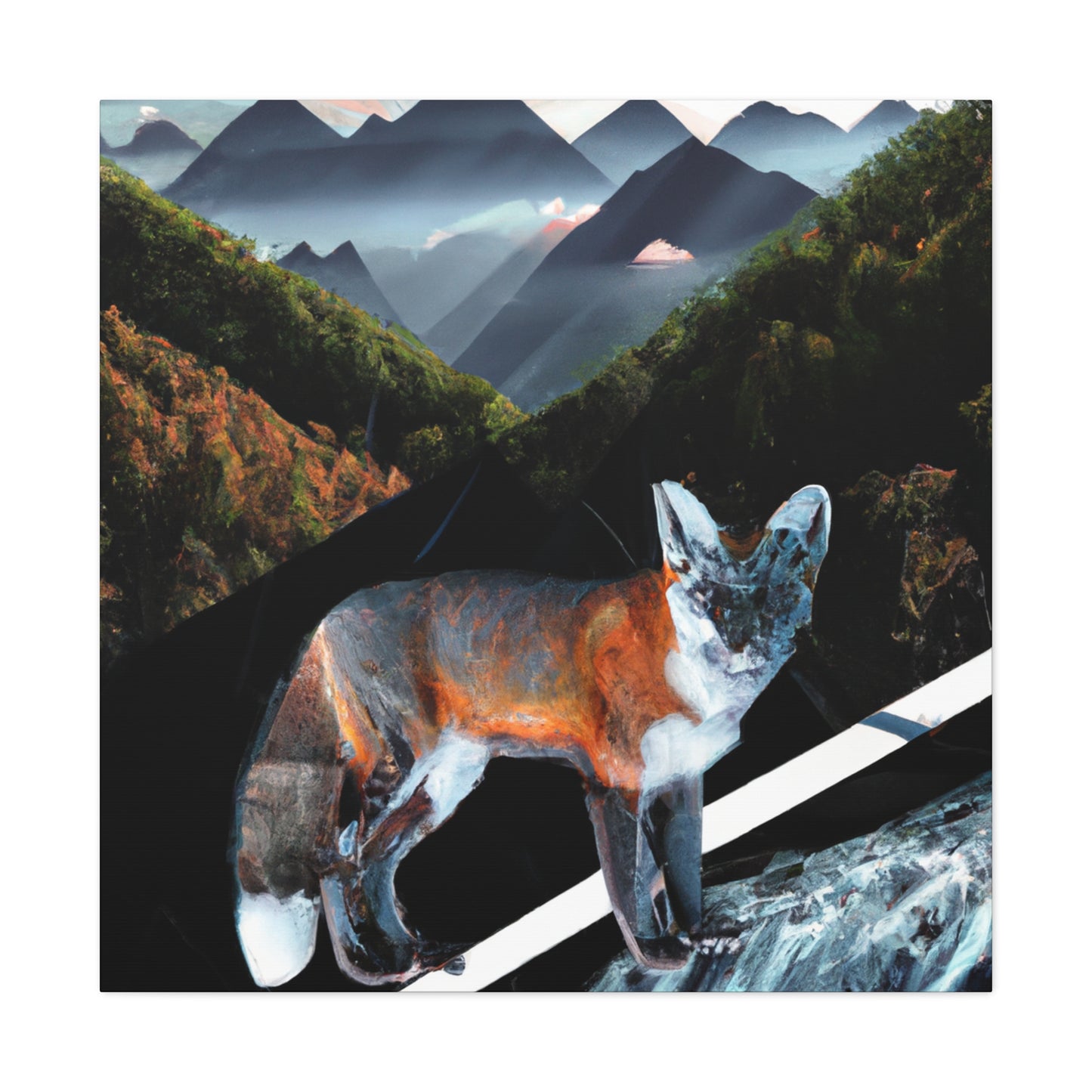 Fox in the Wild - Canvas