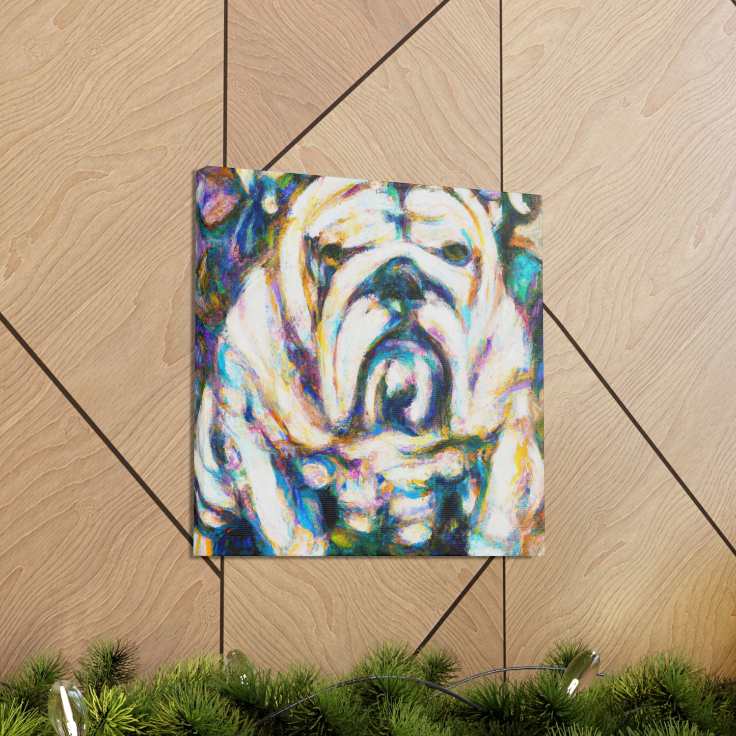 English Bulldog Impression - Canvas