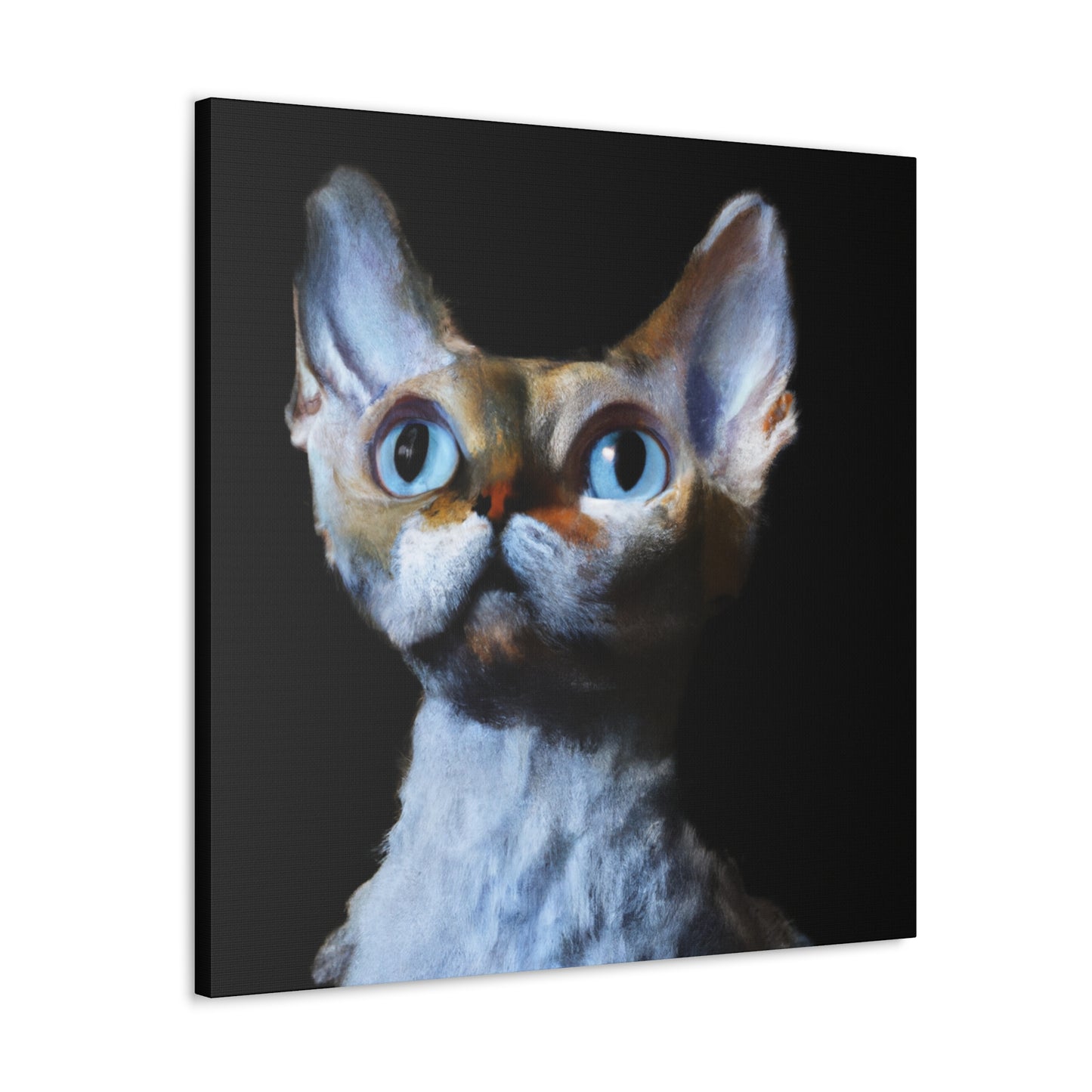 "Kitty's Friendly Expression" - Canvas