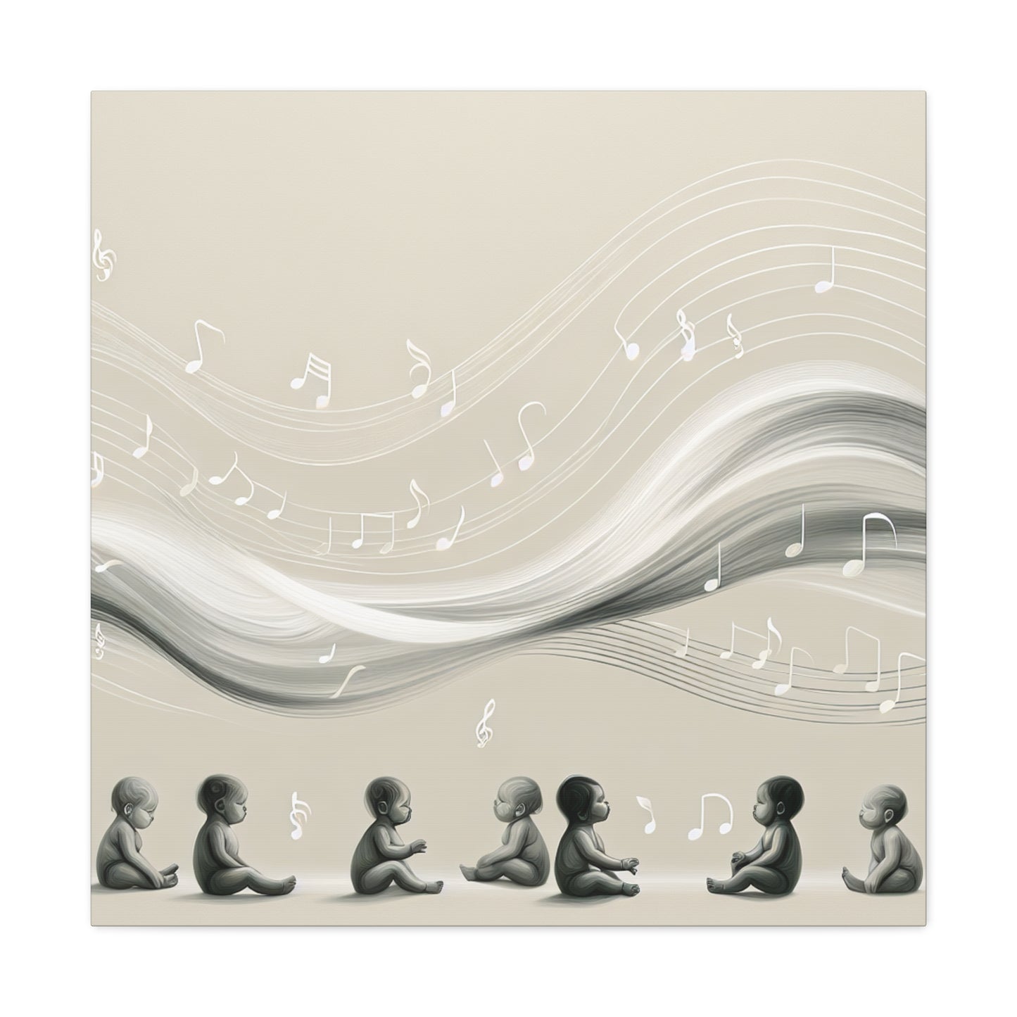 Whispering Melodies in Motion - Canvas