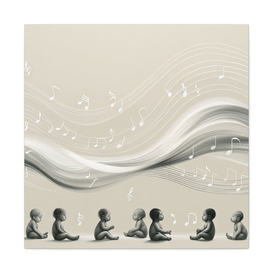 Whispering Melodies in Motion - Canvas