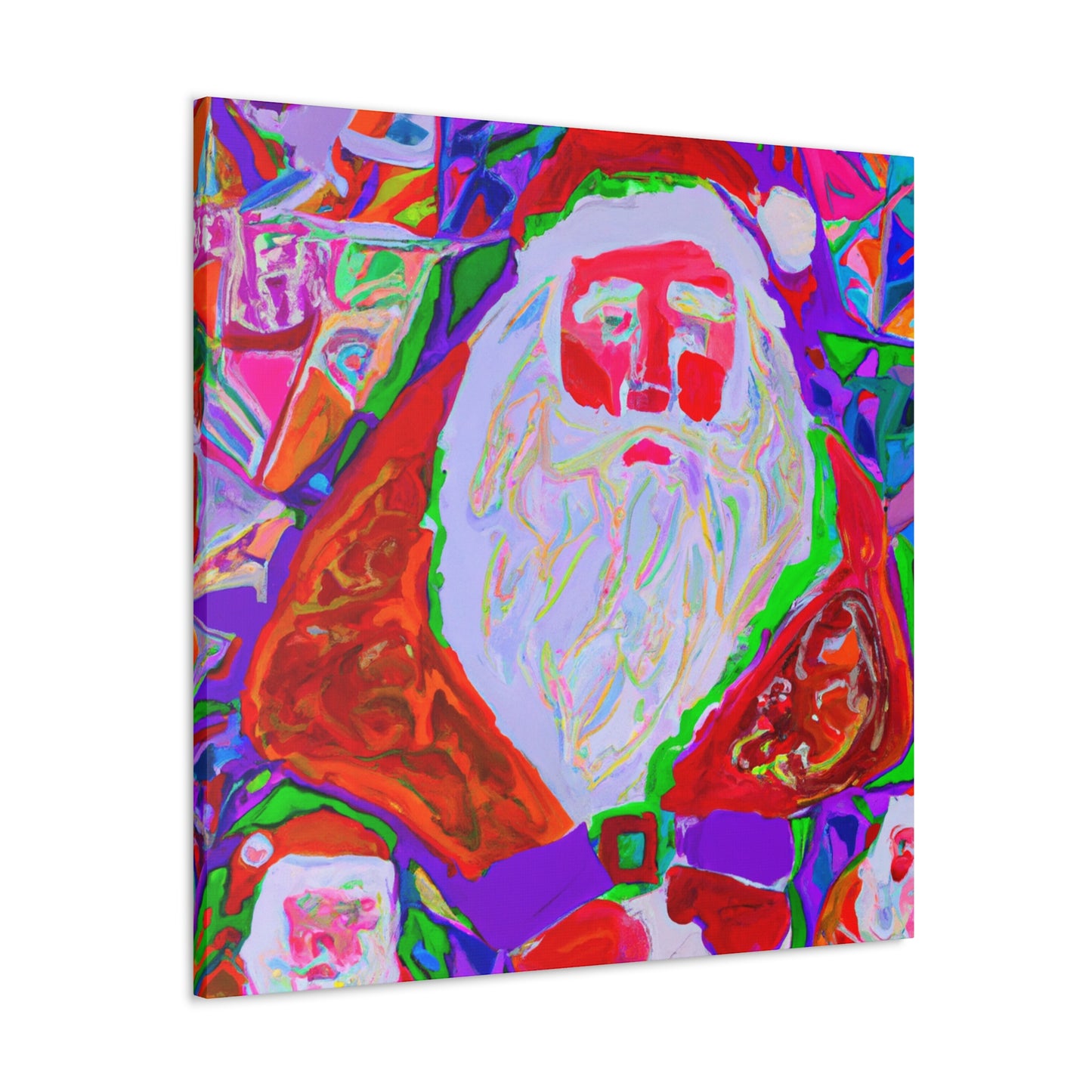 Santa's Bright Fauvism - Canvas