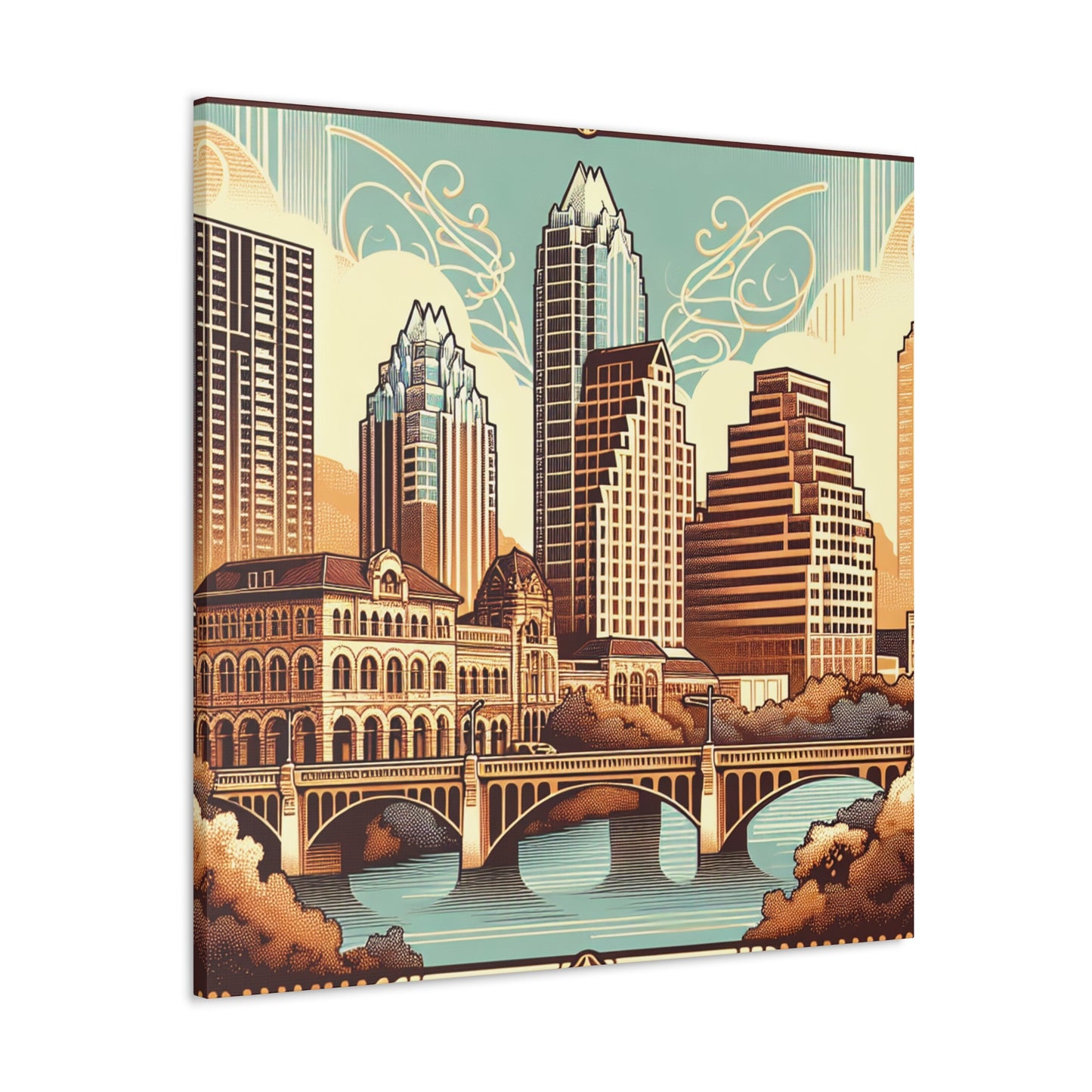 "Enchanting Austin Elegance" - Canvas