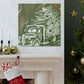 "Christmas Tree Truck Dashing" - Canvas