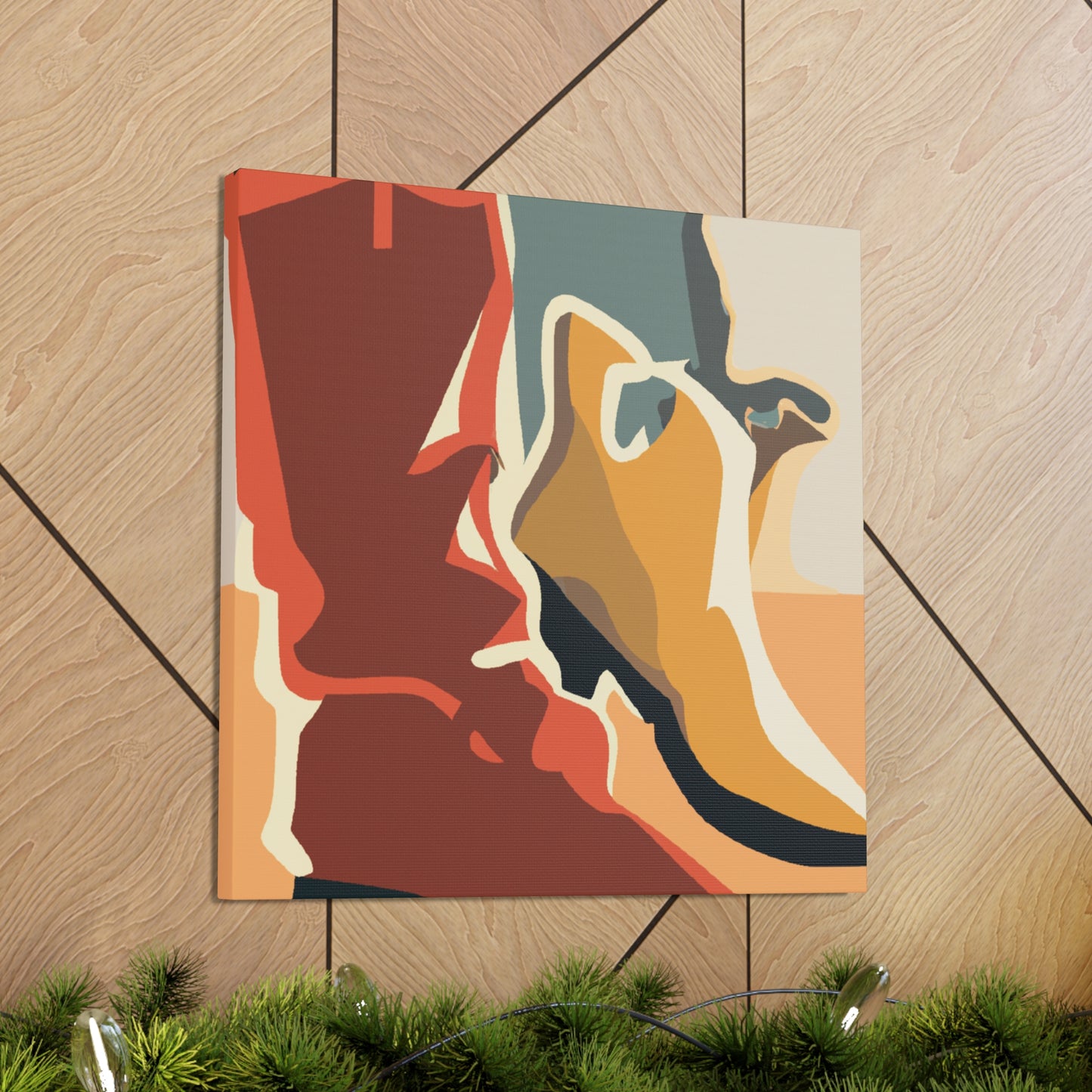 "Boots In Pop Art." - Canvas