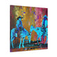 Stagecoach in Motion - Canvas