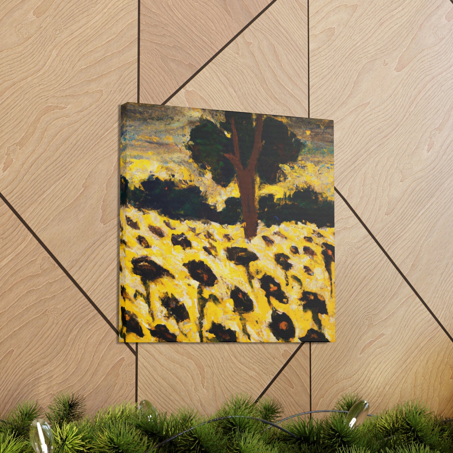 "Sunflower's Brilliant Beauty" - Canvas