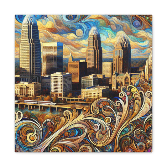 "Vibrant City Spectrum" - Canvas