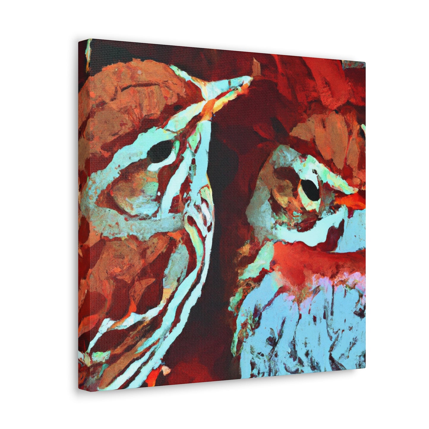 "Song Sparrow in Color" - Canvas