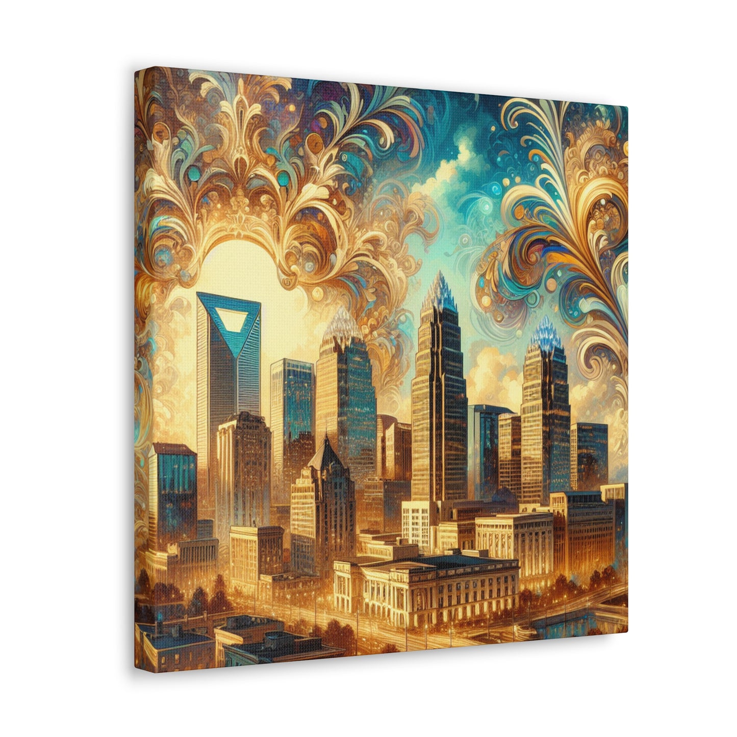 "Charlotte's Opulent Southern Charm" - Canvas