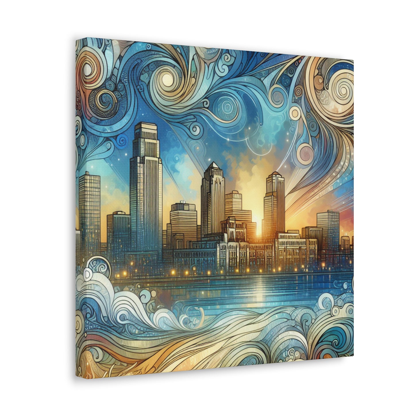 "Enchanting Omaha Serenade" - Canvas